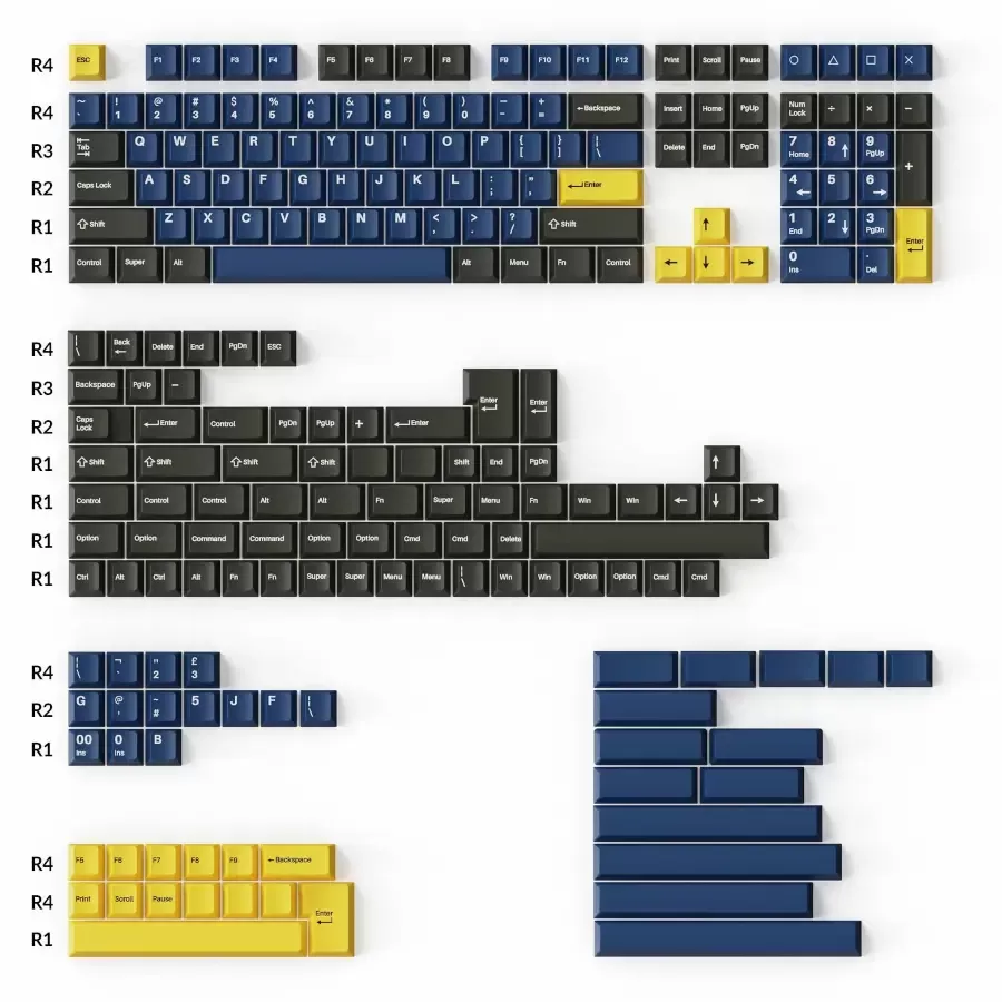 Keychron-double-shot-PBT-Cherry-profile-full-set-keycap-set-hacker-for-UK-ISO-96-75-65-percent-layouts_1800x1800