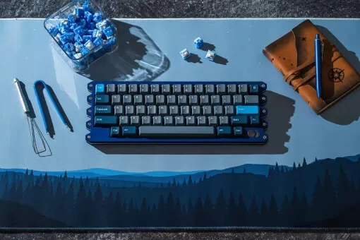 Kinetic Labs keycaps - Whale PBT